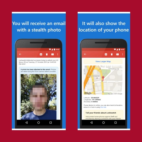 Haz que tu celular tome foto a quien quiera desbloquearlo o ver tu WhatsApp