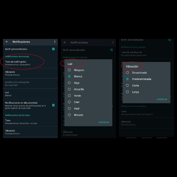 notificaciones personalizadas de whatsapp