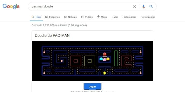 Secretos trucos Google pacman doodle