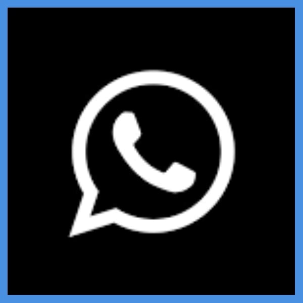 el truco para cambiar el logo de whatsapp a blanco con negro