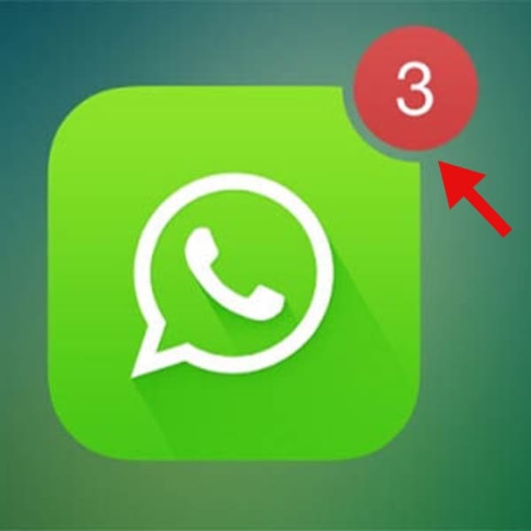 WhatsApp eliminar indicador rojo 
