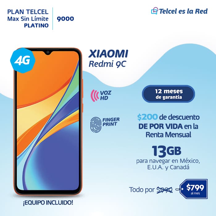Planes para Navidad Telcel Xiaomi