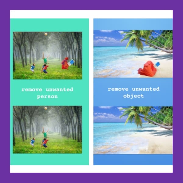 app para borrar objetos no deseados de tus fotos