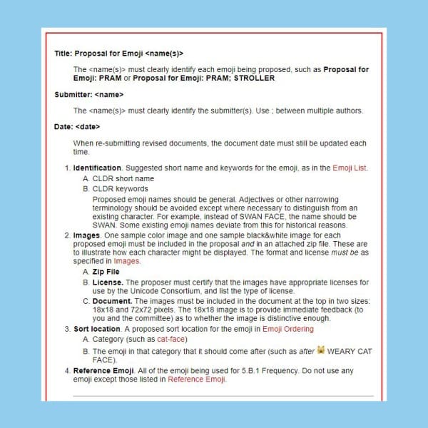 Texto de propuesta para creación de emoji de llama