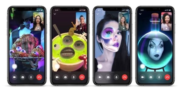 Facebook Messenger filtros