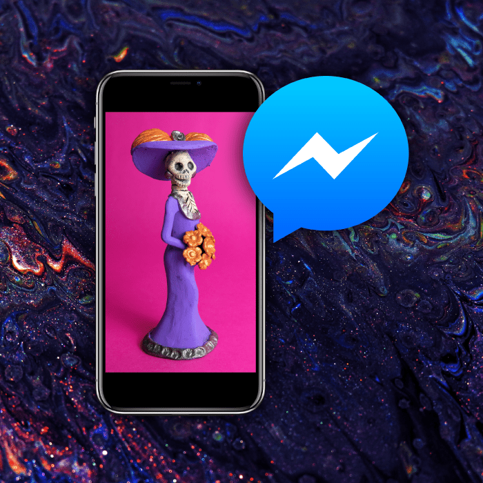 Facebook Messenger filtros Día de Muertos Halloween