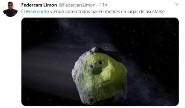 meme Meteorito México, Monterrey, fotos videos 