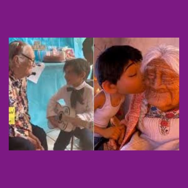 nino le acnta a su abuelita recuerdame igual que en la pelicula coco