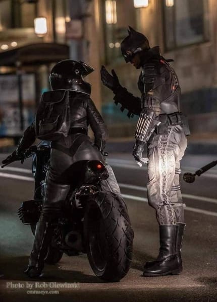 The Batman fotos Zöe Kravitz Robert Pattinson