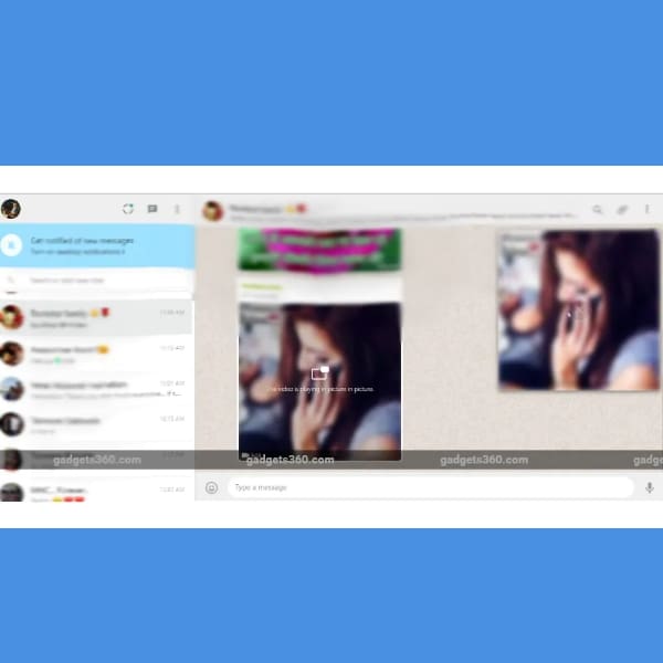 funcion PIP para ver videos sin salir de tus chats en whatsapp web