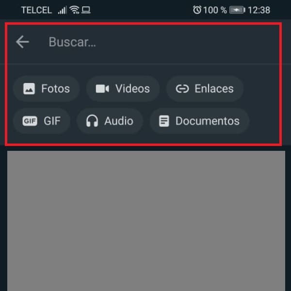 WhatsApp nuevo buscador 