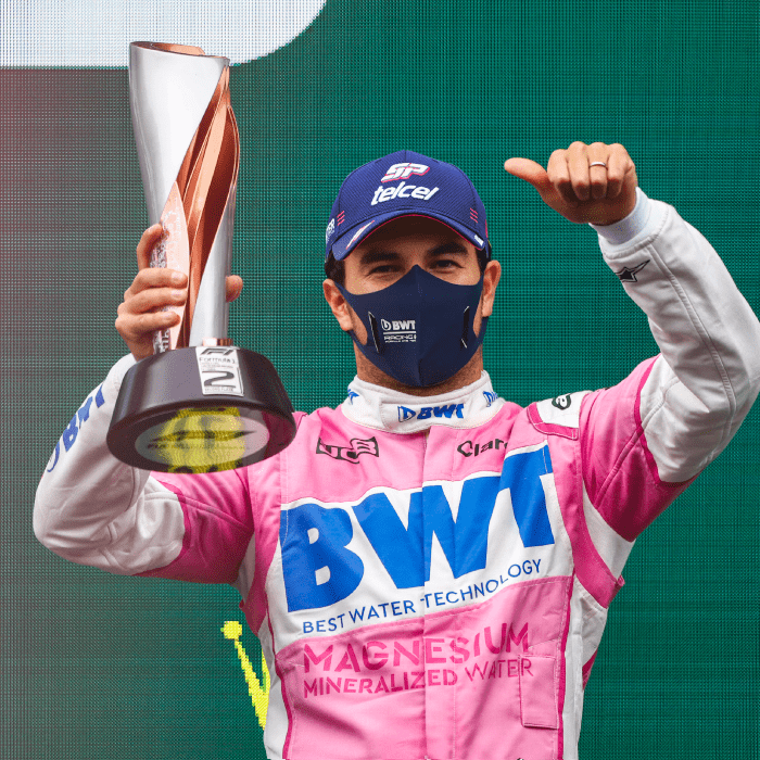 todos los podios de checo perez