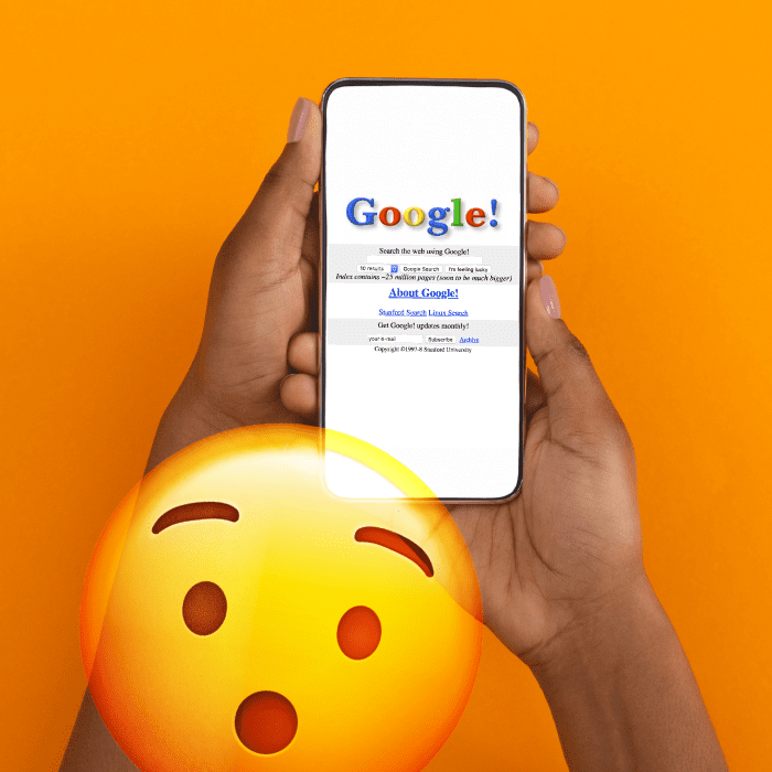 Google versión 1998