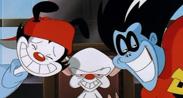 Animaniacs, Fenomenoide, Pinky y Cerebro, caricaturas de Steven Spielberg