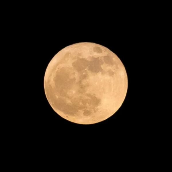 foto de la luna azul del 2020