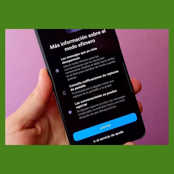 modo efimero de facebook
