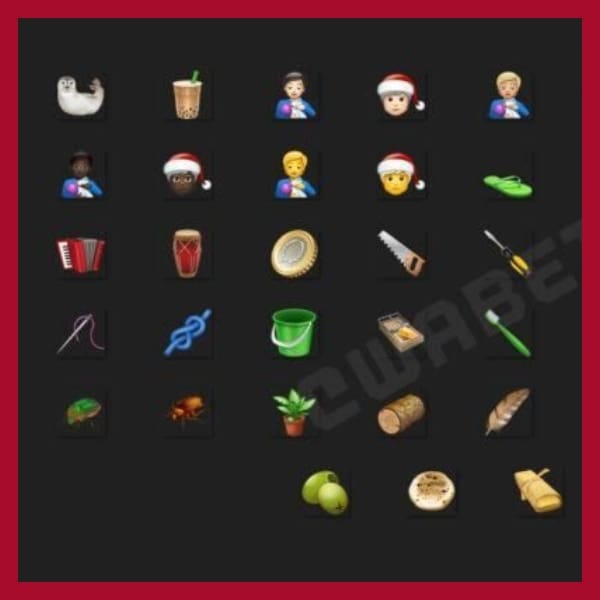 nuevos emojis de navidad de whatsapp