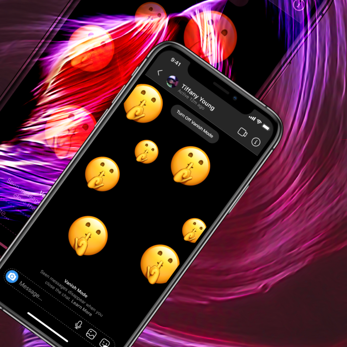 'vanish mode' de Instagram y Facebook Messenger