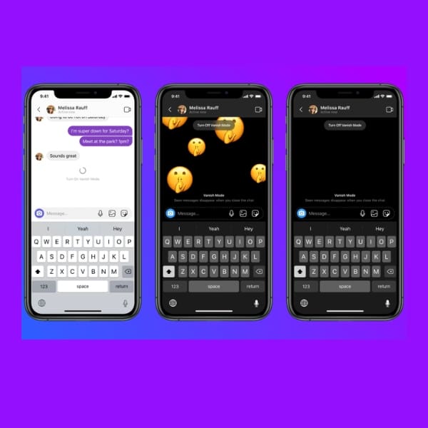 asi funcionan los mensajes temporales en instagram y facebook messenger