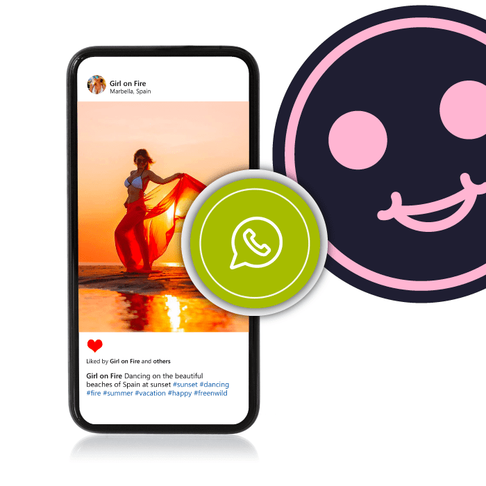 boton de whatsapp en instagram