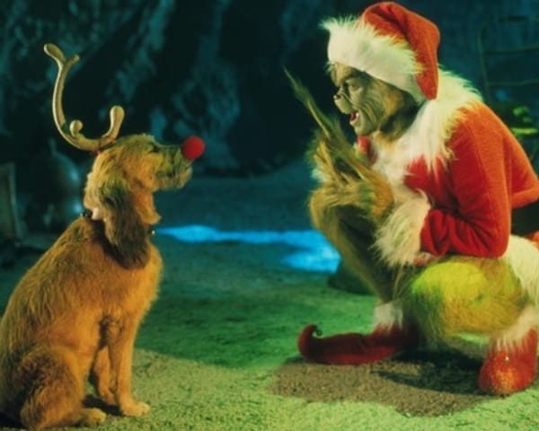 Max perro reno navideño El Grinch 
