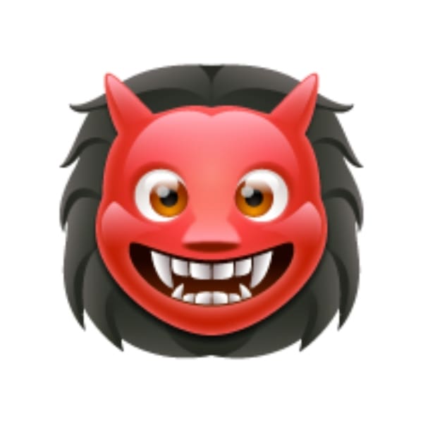 Emoji de ogro significado en WhatsApp 