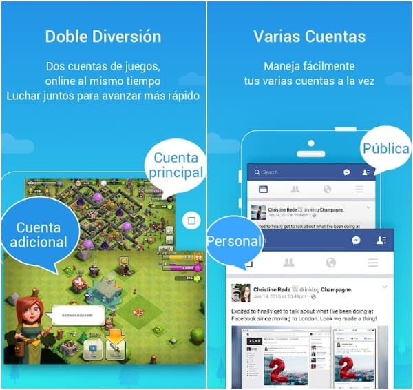 Parallel Space cómo duplicar cuentas WhatsApp 