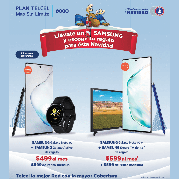 promocion samsung telcel