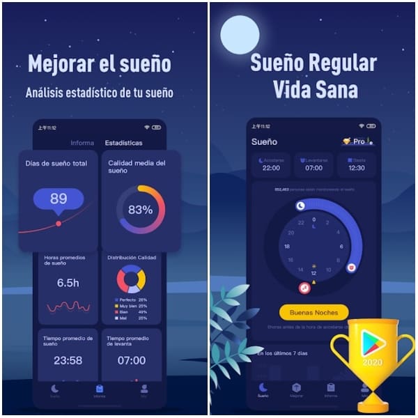 Sleep Theory Google Play mejor app del año Android 