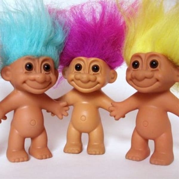 Juguetes trolls de los 90 