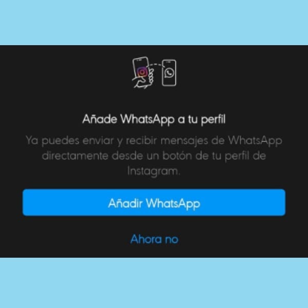 boton de whatsapp en instagram