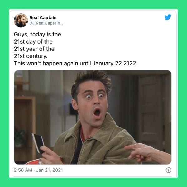 hoy será 21:21 21-21-21 Sólo sucede cada cien años