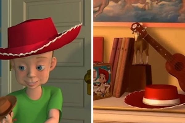 Andy sombrero mamá Jessie Pixar 
