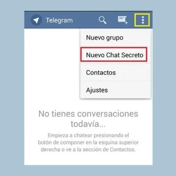 Mensajes que se autodestruyen en Telegram