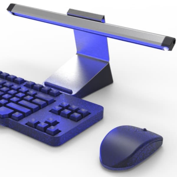 Base para teclado que aleja las bacterias