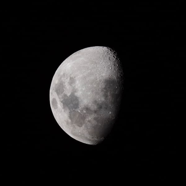 Luna fase cuarto creciente calendario astronómico enero 2021 