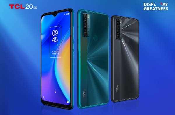 TCL 20 SE nuevo presentación CES 2021