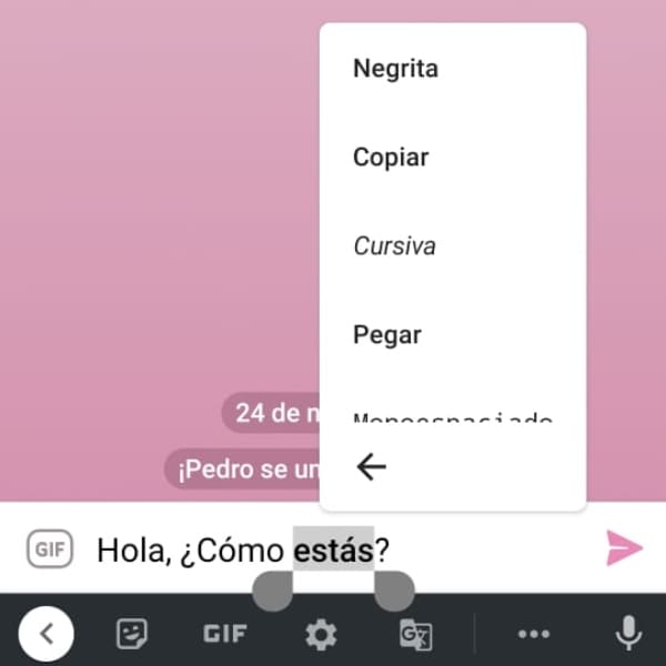 Telegram cómo escribir en negritas 
