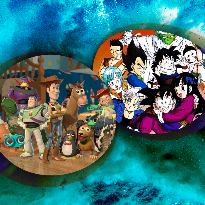 Toy Story Dragon Ball combinación