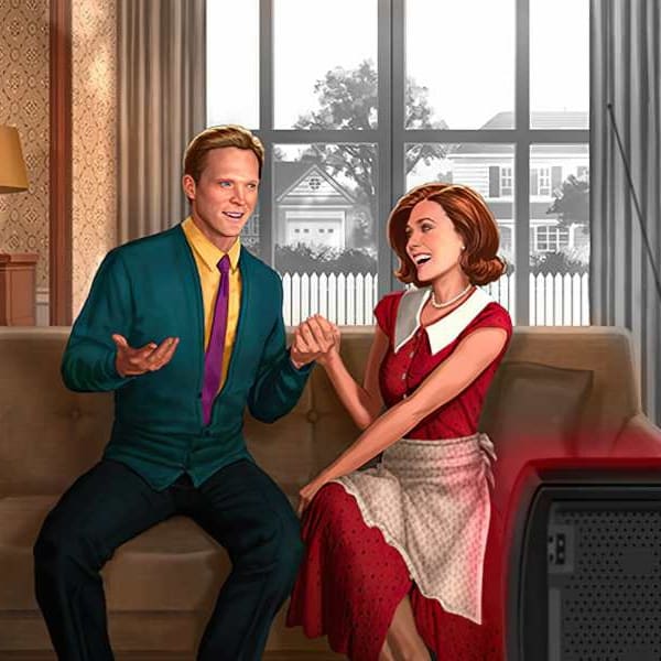 Wanda y Vision versión animada 