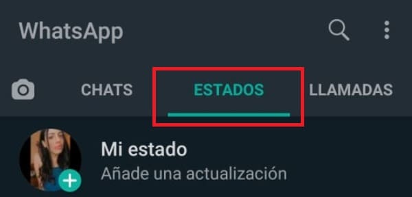 WhatsApp Estados notificaciones 