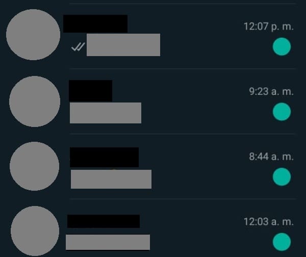 Marcar como no leído WhatsApp 