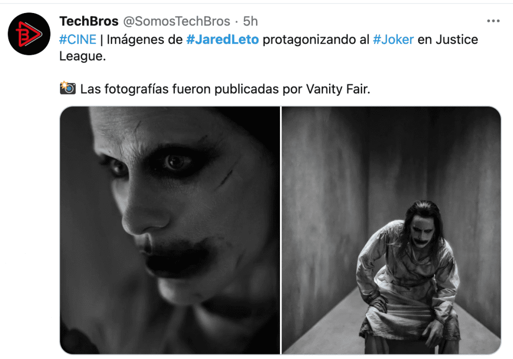La historia detrás del nuevo aspecto del Joker de Jared Leto