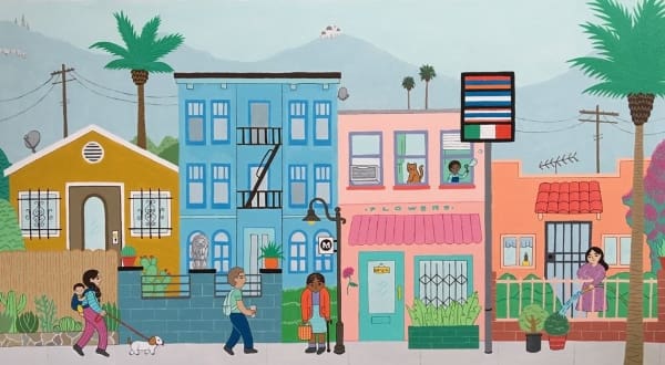 Los ángeles fondo Ana Serrano Facebook Messenger 