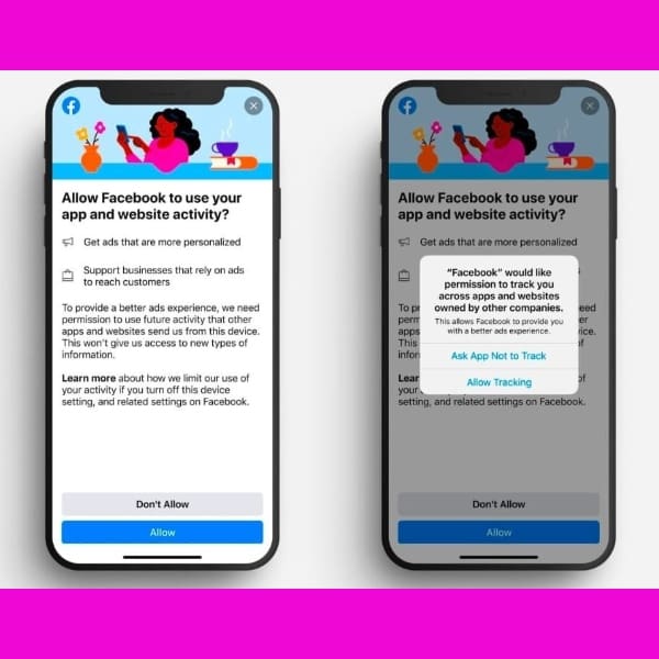 Facebook te preguntará en tu iPhone si deseas compartir tus datos 
