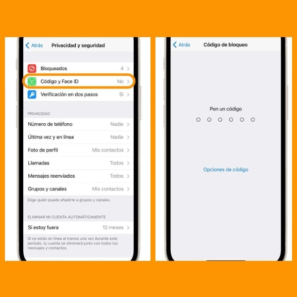 Cómo proteger tus chats en Telegram con un código de acceso