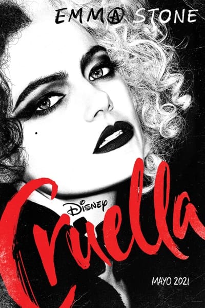 Primer poster oficial Cruella Disney 