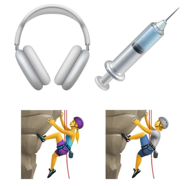 Airpods max iphone vacuna emojis 