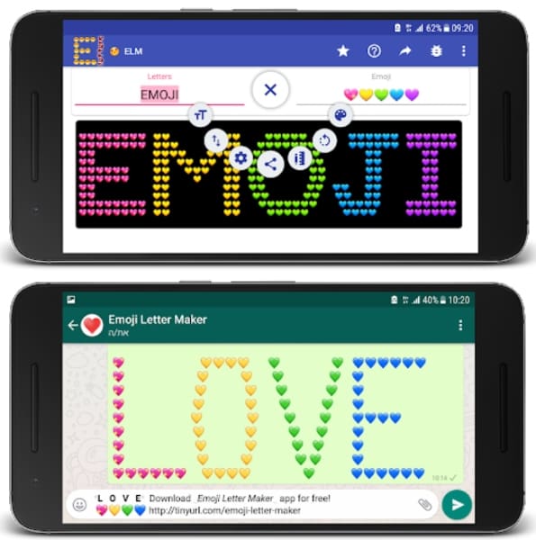 Cómo crear mensajes con letras de emojis en whatsapp
