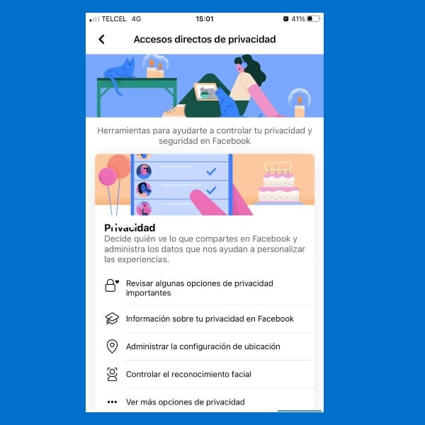 privacidad en facebook